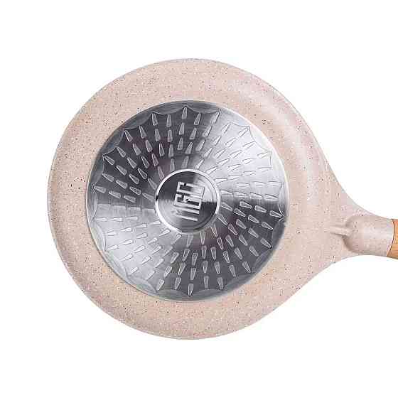 MGC Алюмінієва млинцева сковорода з мармуровим антипригарним покриттям Ø 22 см, товсте дно MGC Коломия