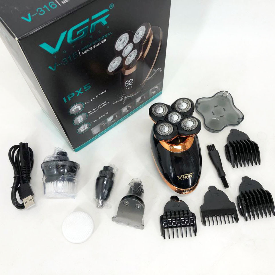 Електричне бездротове гоління, Хороші електричні бритви для гоління, Професійна електробритва PJ-96 Львів - фото 11