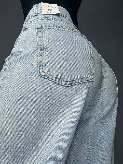 Джинси жіночі Its Basic 3096-FS4 palazzo широкі блакитні, блакитний, 40, 40, 83 см, 107 см Київ - фото 12