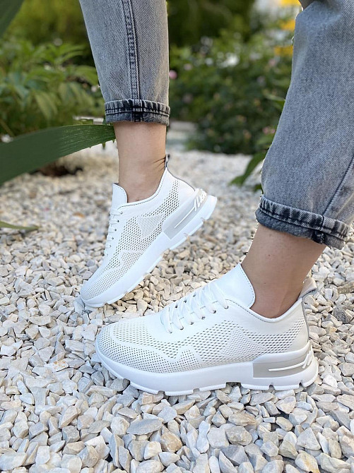 AVALON Кросівки жіночі AVALON 577 білі (весна-літо, шкіра натуральна) (4581) 37 Коломия - фото 1