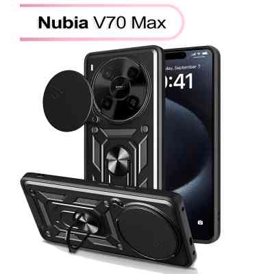 Чохол до мобільного телефона BeCover Military Nubia V70 Max Black (713535) Вінниця