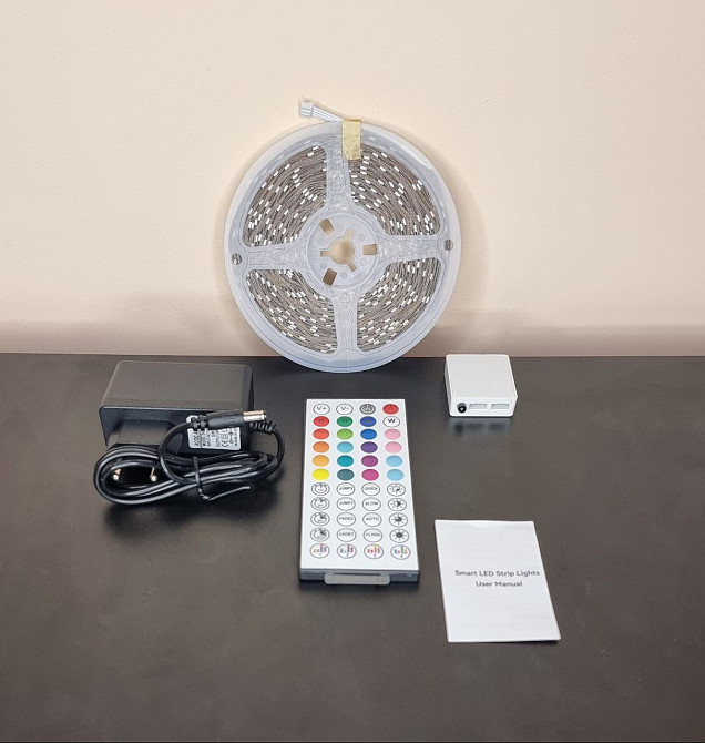 Комплект світлодіодна RGB LED стрічка з пультом керування 30 м WiFi, Bluetooth Клевань - фото 1