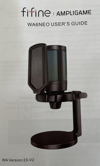 Новий Мікрофон Fifine A6 NEO HyperX Razer Redradon Київ - фото 1