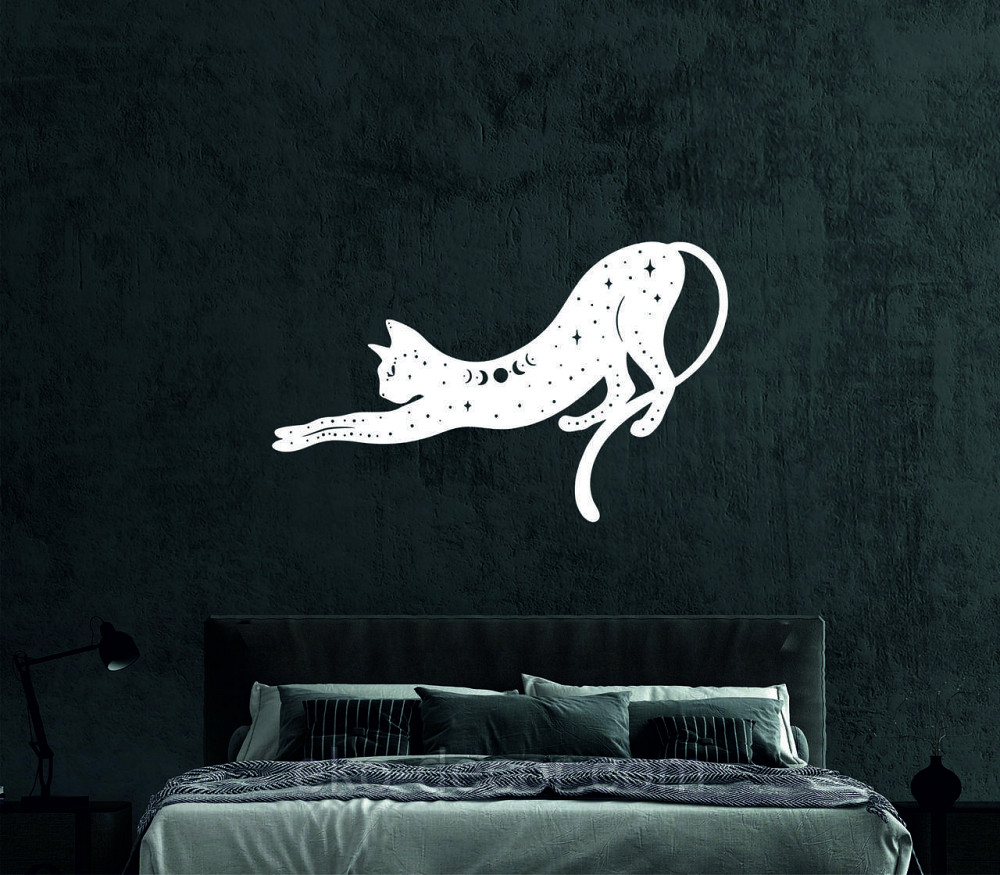 Декоративне настінне 3D Панно «Кіт» Декор на стіну з об'ємом Київ - фото 4