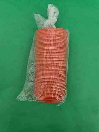 Кришка під стакан паперовий Ф90 (гар) помаранчева Маестро (50 шт) Харків