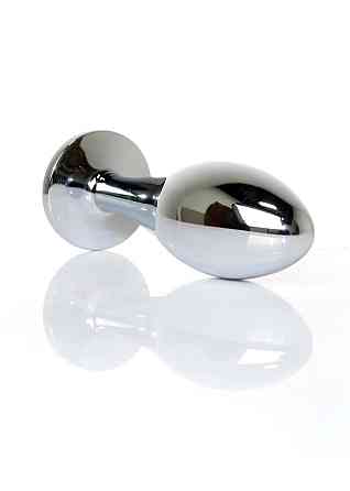 Анальна пробка - Jewellery Silver Plug Light Blue L Sex Aura Київ