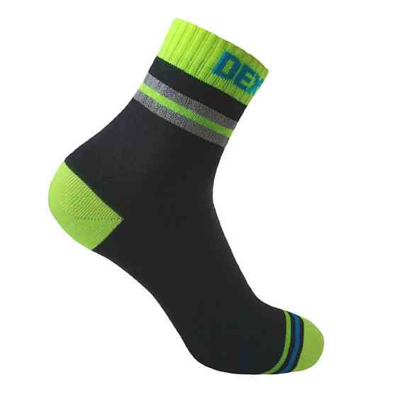Шкарпетки водонепроникні Dexshell Pro visibility Cycling, р-р XL (47-49), з зеленою смугою Київ