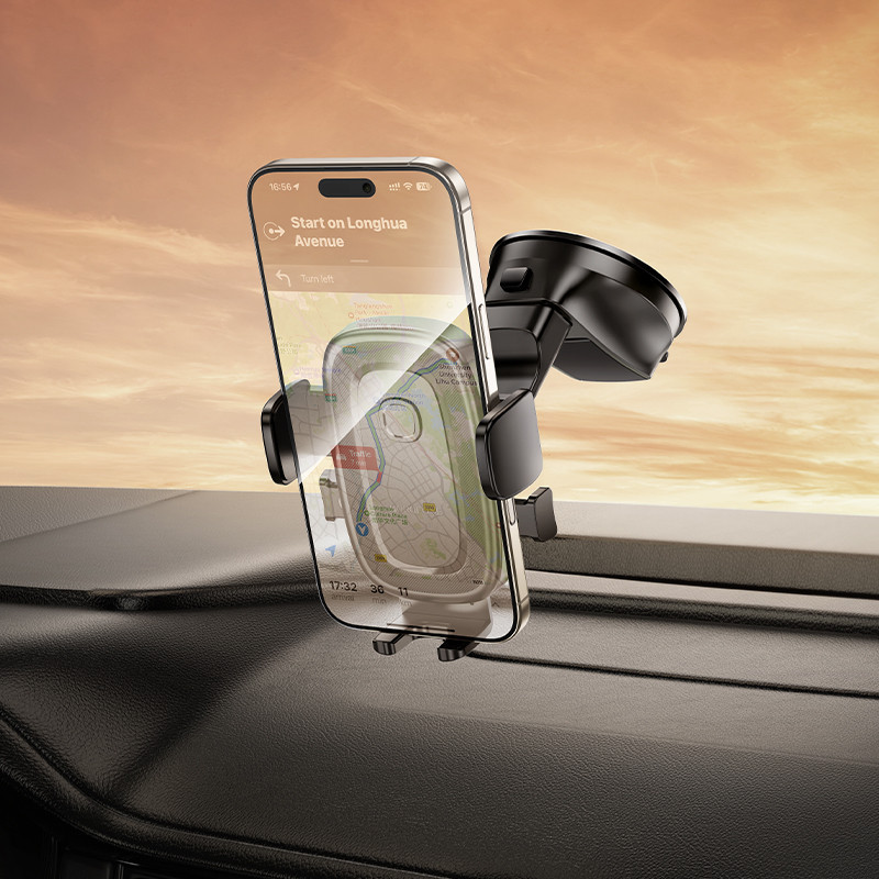Автотримач для телефона BOROFONE BH132 Follower one-button car holder(center console) Одеса - фото 10
