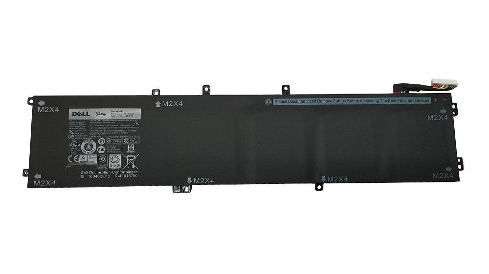 Аккумулятор для ноутбука Dell 4GVGH XPS 13-9550 11.4V Black 7260mAh Orig Вінниця - фото 1