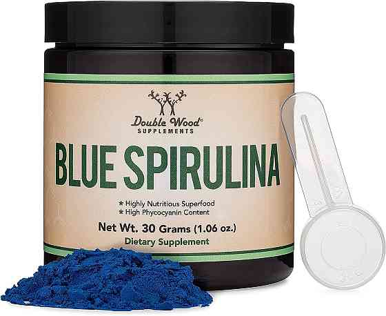 Блакитна спіруліна Double Wood Supplements Blue Spirulina Extract 30 grams Луцьк