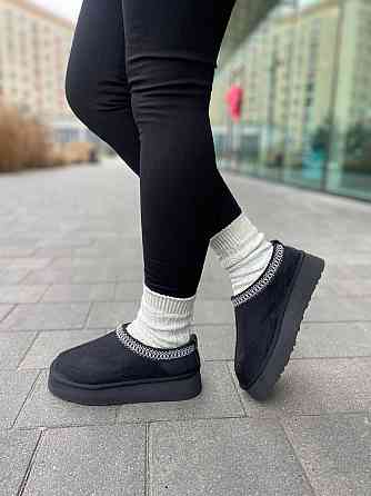 No brend Угги жіночі 2222 чорні (зима, замша натуральна) (5772) Коломия