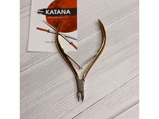 Кусачки для манікюру KATANA золото (10*7*1см) 21017 ТМ EСТЕТ Київ