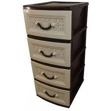 Комод пластиковий Life 4 ящики 82х36х41. Одеса - фото 1