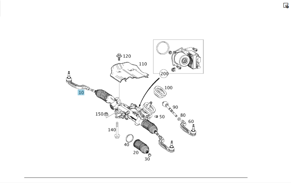 Mercedes-Benz  A2464602101 Рульова рейка у зборі CLA Shooting Brake X117 CLA C117 A-class W176 B-class W246 Одесса - изображение 2
