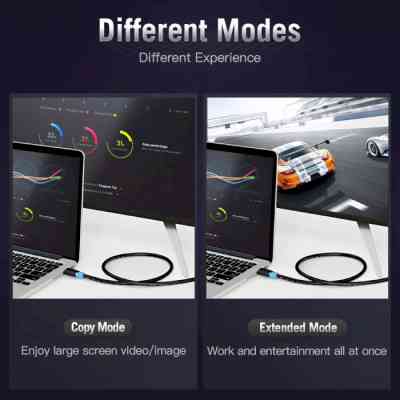 Кабель HDMI M - M, 2.0 м, V2.0, 4K 30Гц, PVC Vention Винница