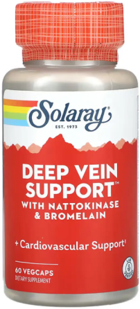 Поддержка глубоких вен Solaray Deep Vein Support 60 вег капс Киев