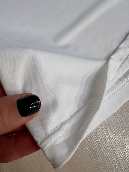 Майка женская A-N Q-13 базовая на тонких бретелях с подкладкой, белый, one size Киев - изображение 16