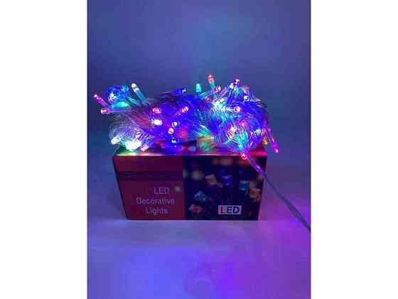 Гирлянда 80LED мульти 9м проволока проволока 220V 0370-10 ТМ PRC Киев