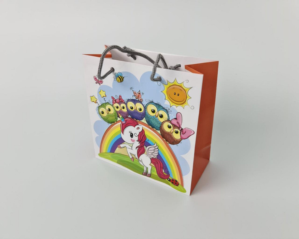 Пакет подарунковий під чашку 16/16/8 (артЧ-189) (12 шт.) Харків - фото 3