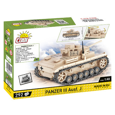 Конструктор Cobi Вторая Мировая Война Танк Panzer III, 292 деталей (COBI-2712) Винница - изображение 1