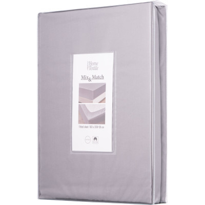 Простынь Ardesto на резинке Mix&Match сатин 160х200+30 см муссон (ART1620FSD) Винница - изображение 8