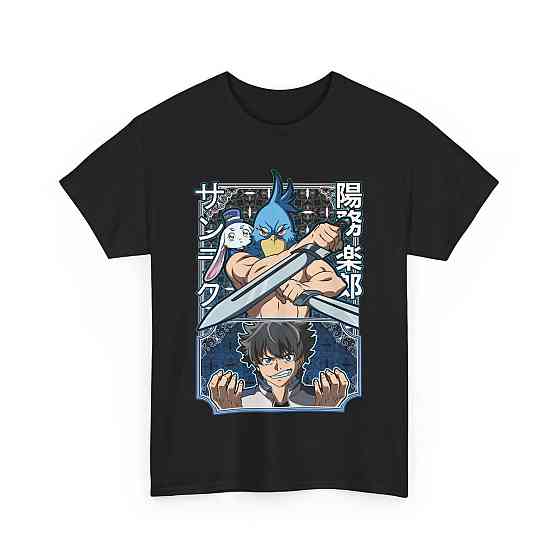 Футболка аниме Схангри Ла Фронтиер Сунраку оверсайз (S/M/L) Черний AnimeJ0082 Днепр