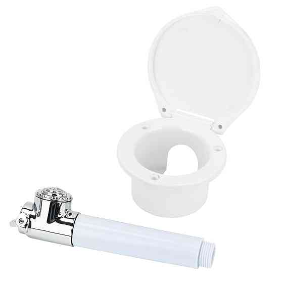 Настінна душова ніша Elegant з кнопковим душем Mizar Черкаси