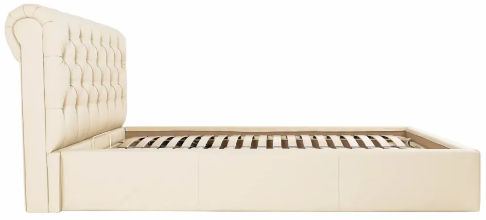 Кровать London VIP 140 х 190 см Fly 2207 С дополнительной металлической цельносварной рамой Бежевый Киев - изображение 4