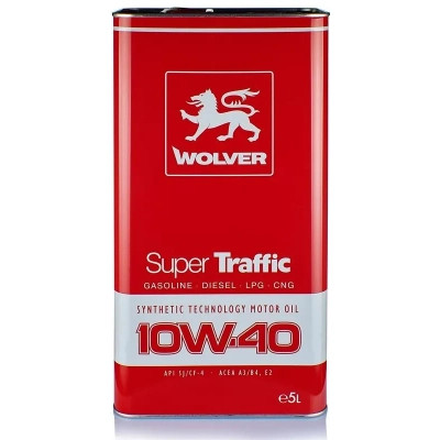 Моторна олива Wolver Super Traffic 10W-40 5л (4260360942501) Вінниця - фото 1