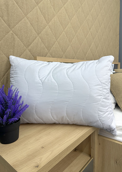 Подушка для сну гіпоалергенна Decorator Quilt 50x70х20 см, колір білий (84-152) Київ - фото 3