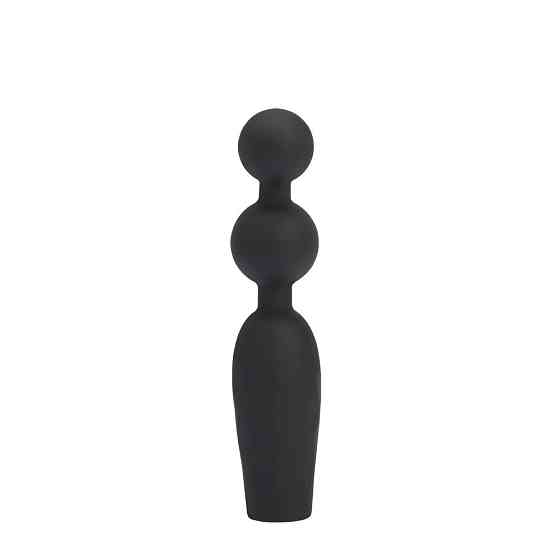 Анальная пробка CHISA Black Mont Vibrating Booty Beads с вибрирующими бусинами Sex Aura Киев