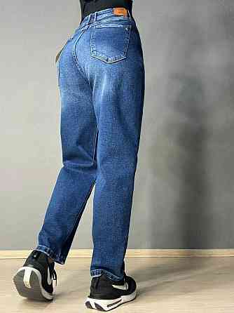 Джинси жіночі Sherocco 1295-1 Mom Relax великі розміри супер батал сині, синій, 44, 44, 116 см, 140 см Київ