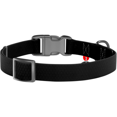 Ошейник для животных WAUDOG Waterproof с QR паспортом Ш 25 мм Д 38-58 см черный (27771) Винница - изображение 2