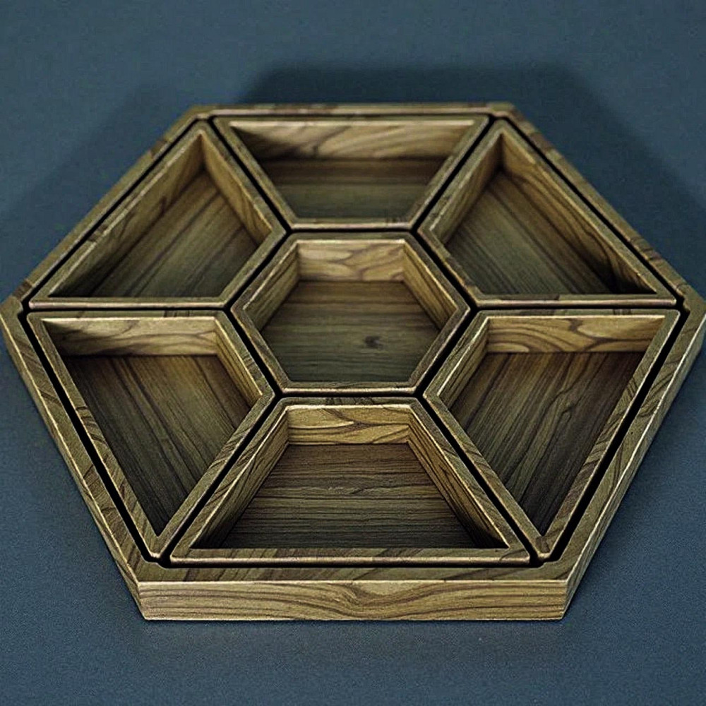 Менажница деревянная 