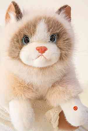 Преміум реалістична плюшева кішка-іграшка як жива ексклюзив 55 см. Харків