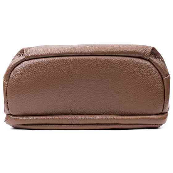 Модная сумка на каждый день с двумя отделениями из натуральной кожи Коричневый (Vintage) Киев