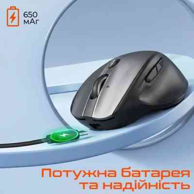 Мышка Meetion BTM007 Wireless/Bluetooth Gray (MT-BTM007-W) Винница