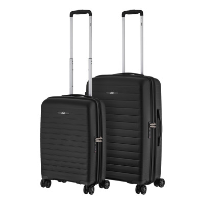 Набор чемоданов 2E Aero (M+S), чорні (2E-SPP-AERO-SET2-BK) Вінниця - фото 1