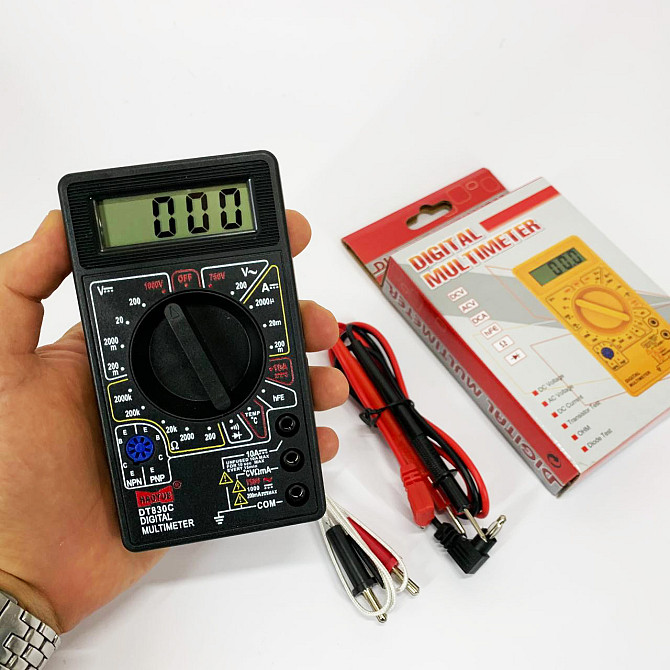 Мультиметр с высоким диапазоном измерений HAOYUE DT830C, Универсальный высокоточный мультиметр QL-95 Львов - изображение 6