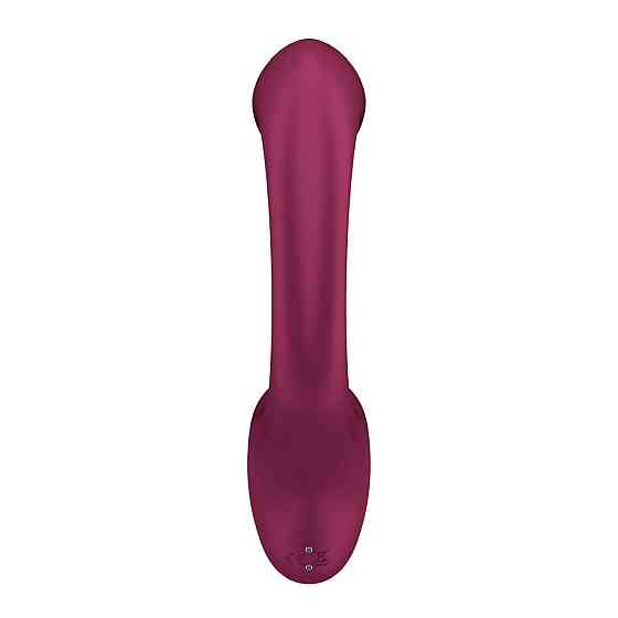 Вагінально-кліторальний вібратор Satisfyer G for Goddess 2 Wine Red, 2 мотори Sex Aura Київ