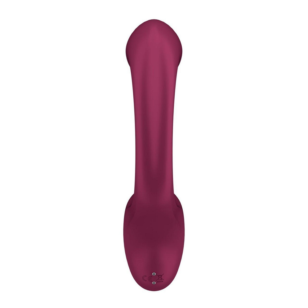 Вагінально-кліторальний вібратор Satisfyer G for Goddess 2 Wine Red, 2 мотори Sex Aura Київ - фото 4