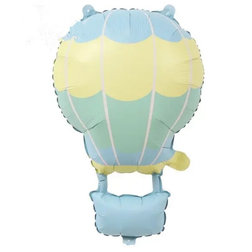 Фігура фольгована повітряна куля блакитна 61*41 см Київ - фото 1