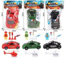 Машинка 77672 (72/2) 3 види, машина, дорожні знаки, гвинтокрил, модель ігрова фігурка, інерція, у па, шт Київ - фото 1