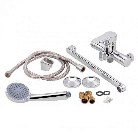 Змішувач для ванни Lidz (CRM) 14 34 005-1 New з душовим гарнітуром (LIDZCRM14340051) Київ