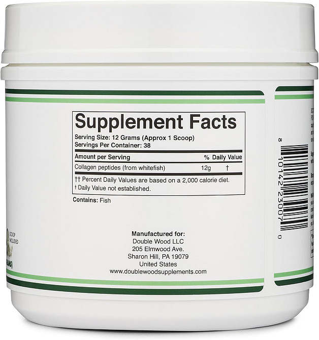 Морський колаген Double Wood Marine Collagen Peptides 456g Луцьк - фото 2