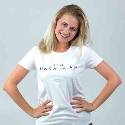 Футболка Sol's Pioneer Women I'am Ukrainian білий XL (03579102/138XL) Винница