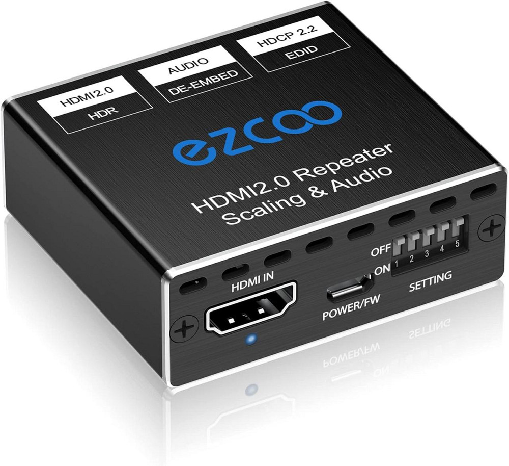 HDMI 2.0 аудіо-екстрактор 4K 60Hz, SPDIF 5.1CH, 3.5 мм L/R, HDR, EDID, HDCP 2.2, сумісність з PS5, Xbox, Apple TV Київ - фото 2