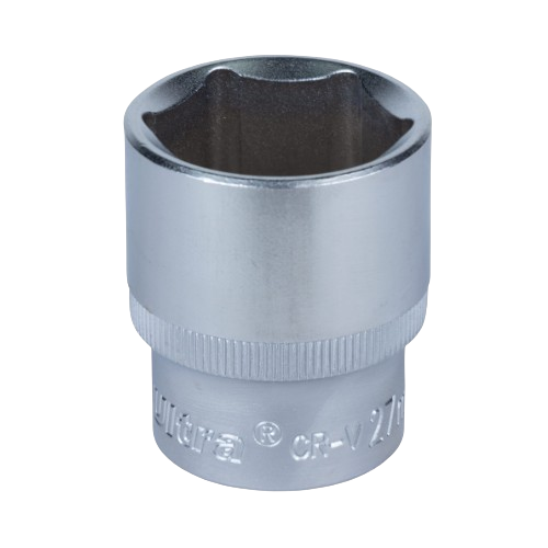 Насадка шестигранна коротка 1/2" 27 мм CrV Ultra Житомир