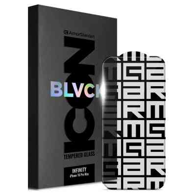 Стекло защитное Armorstandart Infinity Black Icon 2.75D Apple iPhone 16 Pro Max (ARM80302) Винница