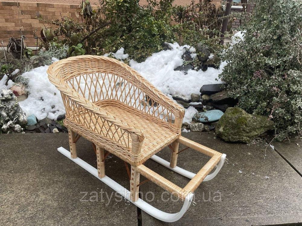 Санки  из лозы плетеные Киев - изображение 7